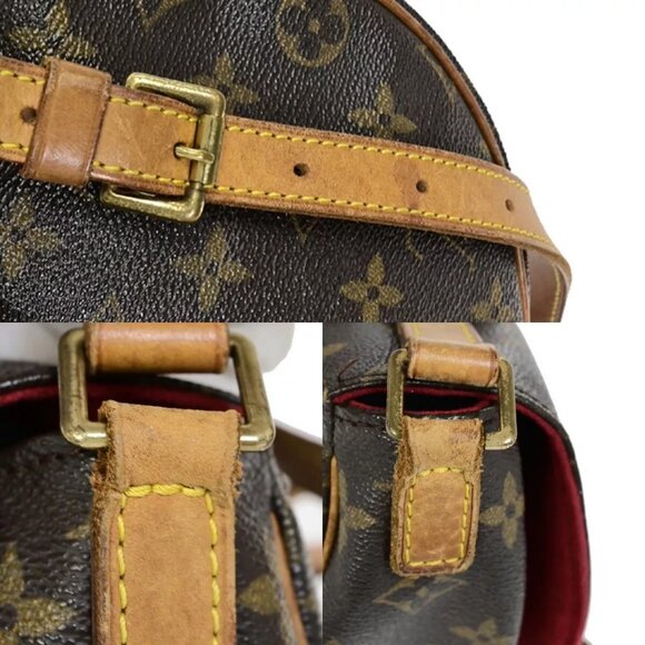 LOUIS VUITTON LV Tambourine Shoulder Bag Monogram Leather Brown - Picture 10 of 16